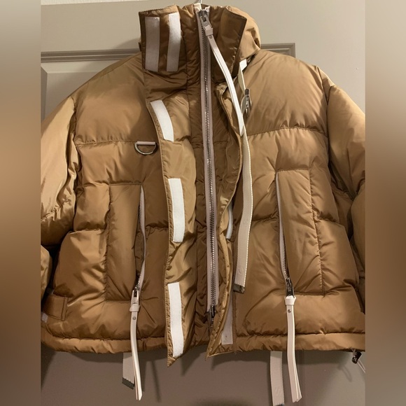Shoreditch Ski Club Laurel Quilted Puffer Jacket Caramel/Brown Size Small NWT - Picture 7 of 14